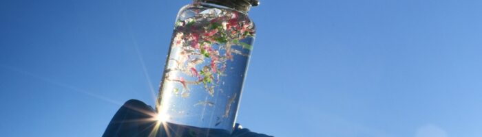 Collecting,Water,Samples,Contaminated,With,Microplastics,,Plastic,Pollution