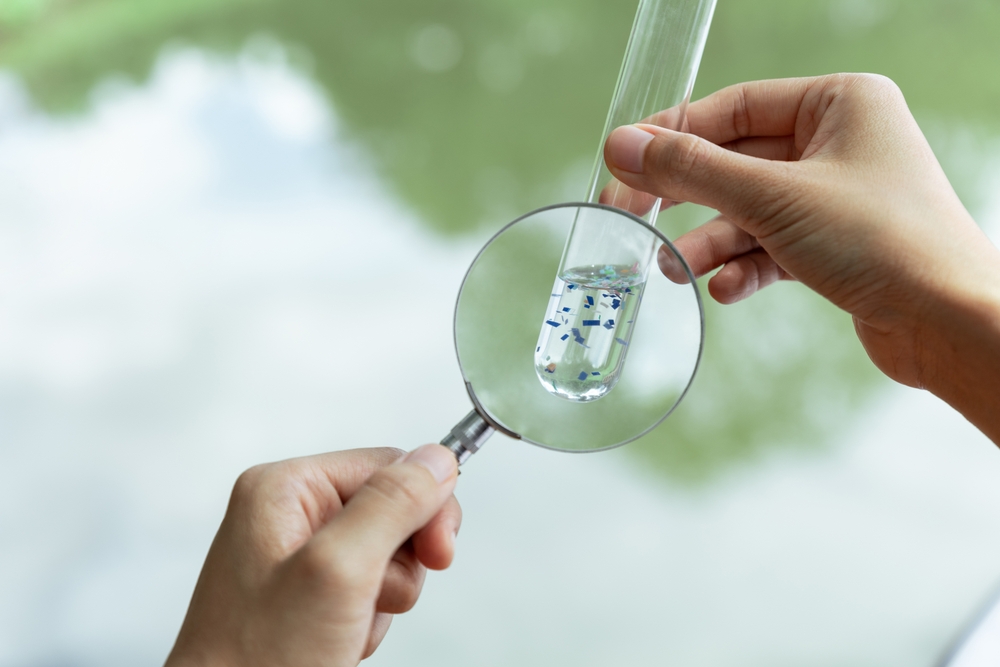 Water,Pollution,And,Global,Warming,Concept,,Microplastics,In,Food,And
