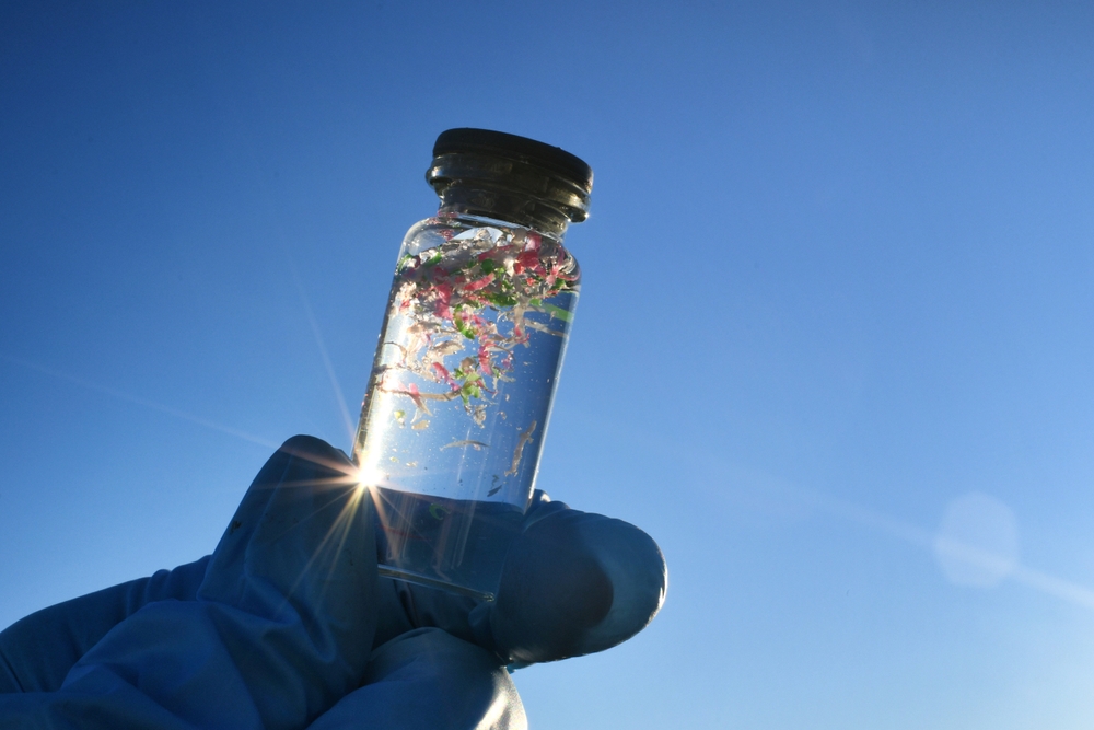 Collecting,Water,Samples,Contaminated,With,Microplastics,,Plastic,Pollution