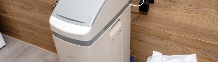 Homemade,Water,Softener,Standing,In,The,Boiler,Room,With,The